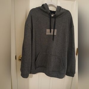 American Legends Gray Hoodie Sweater, Size 2XL